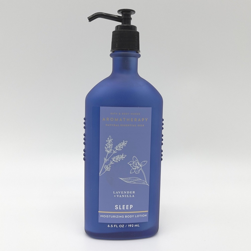 Bath Body Works Aromatherapy Sleep Lavender Vanilla Body Lotion 6.5oz Relaxing